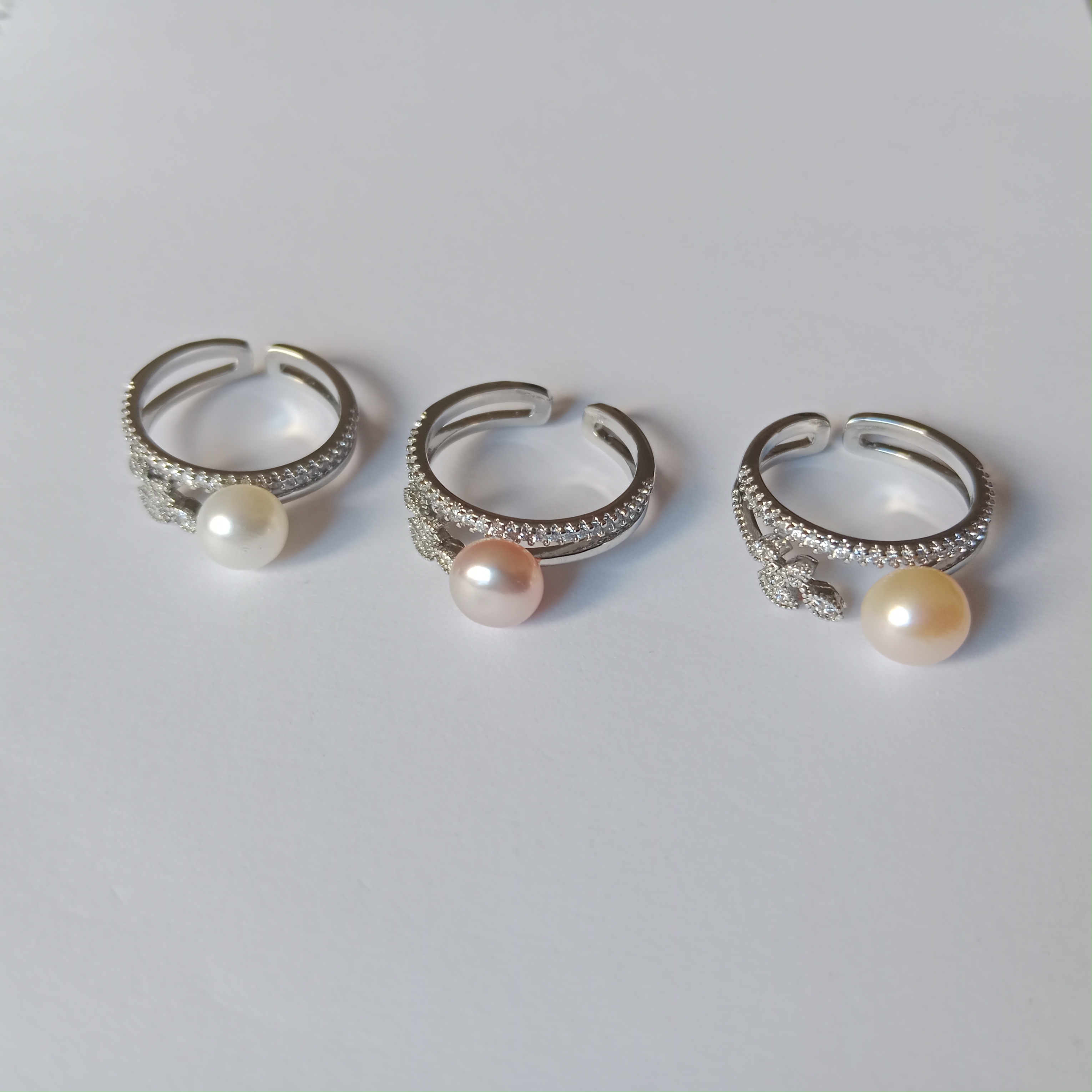 pearl Adjustable finger ring_img_0
