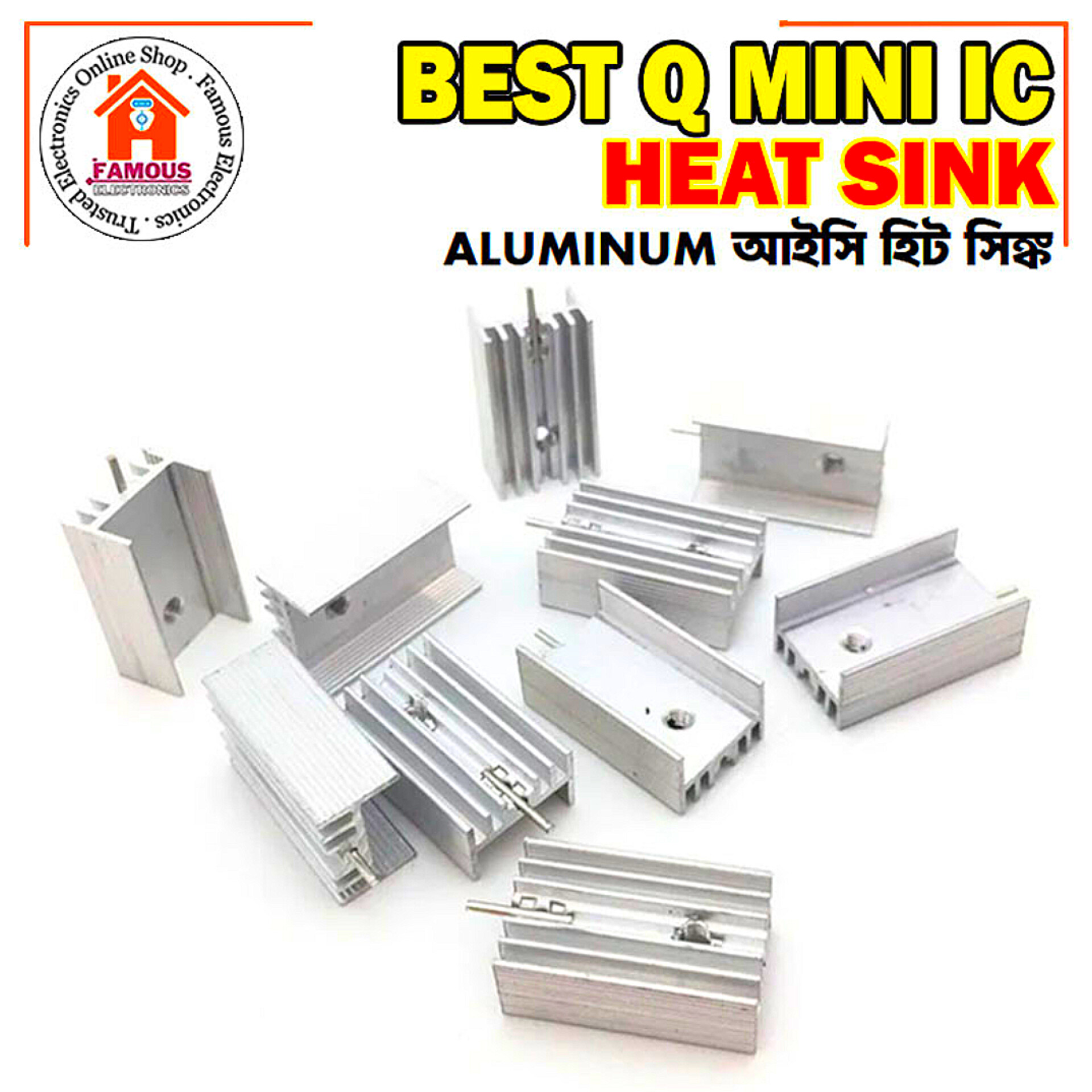 1PCS- Aluminum Heat Sink 20x15x10mm Silver Tone for TO-220 IC, MOSFET & Voltage Regulator_img_4