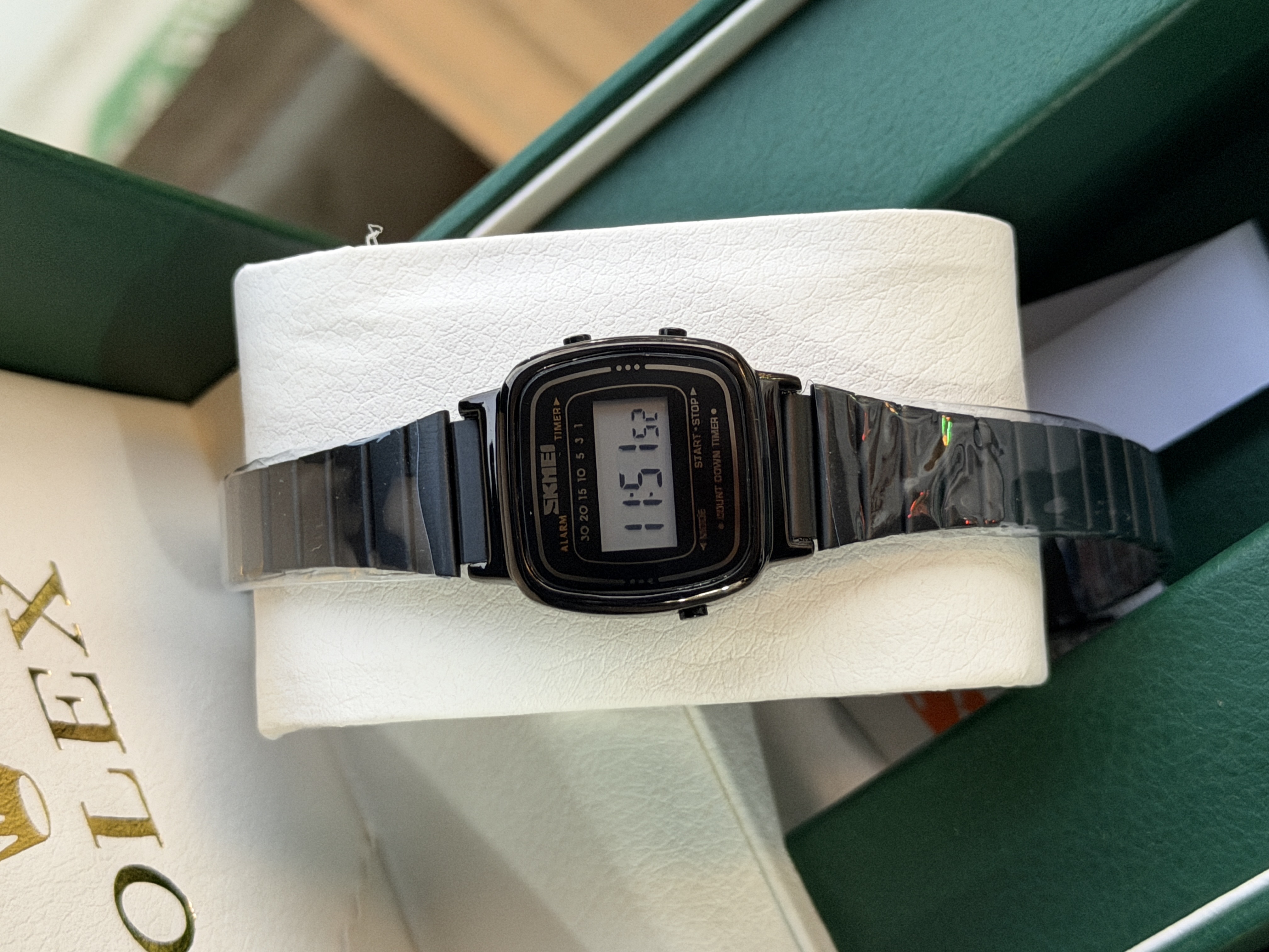 SKMEl 1123 Unisex  Vintage SeriesDigital Stainless Steel Watch_img_17