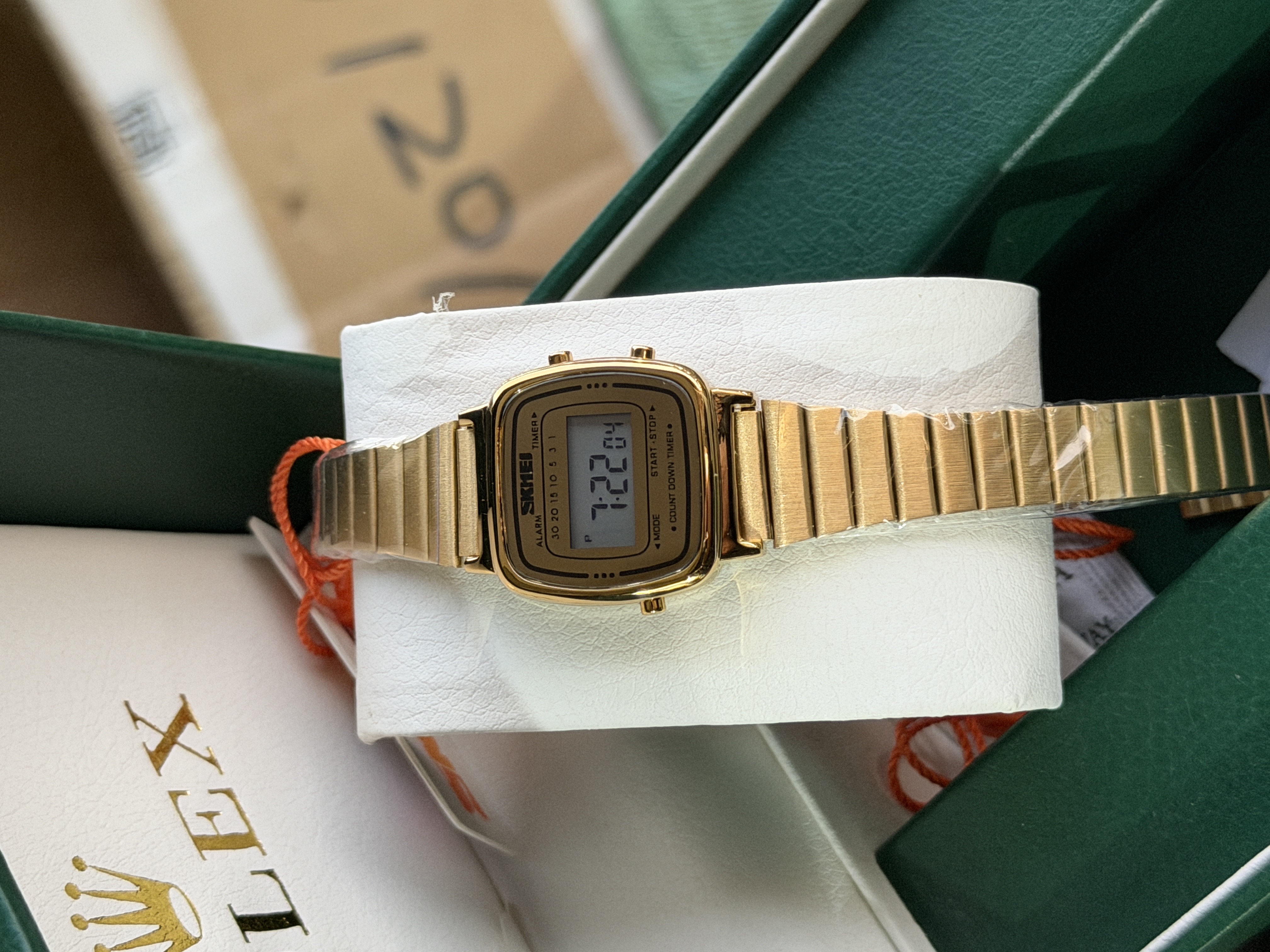 SKMEl 1123 Unisex  Vintage SeriesDigital Stainless Steel Watch_img_18