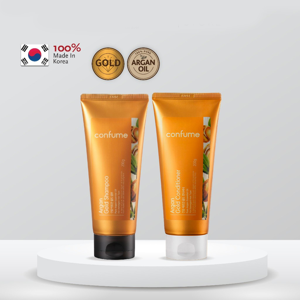 Confume Argan Gold Shampoo & Argan Gold Conditioner - 200g_img_0