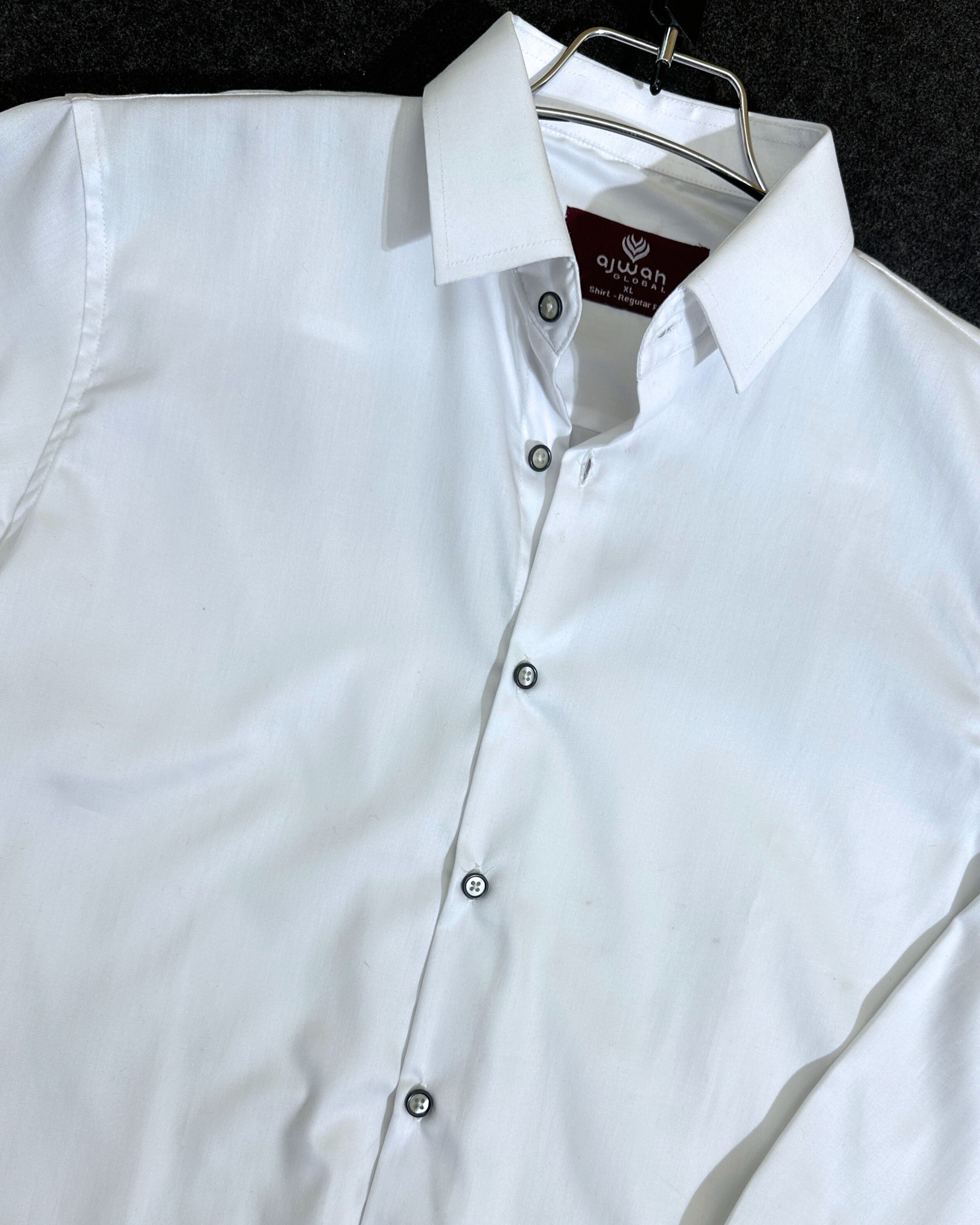 Classic White Solid Shirt – Premium Cotton_img_2