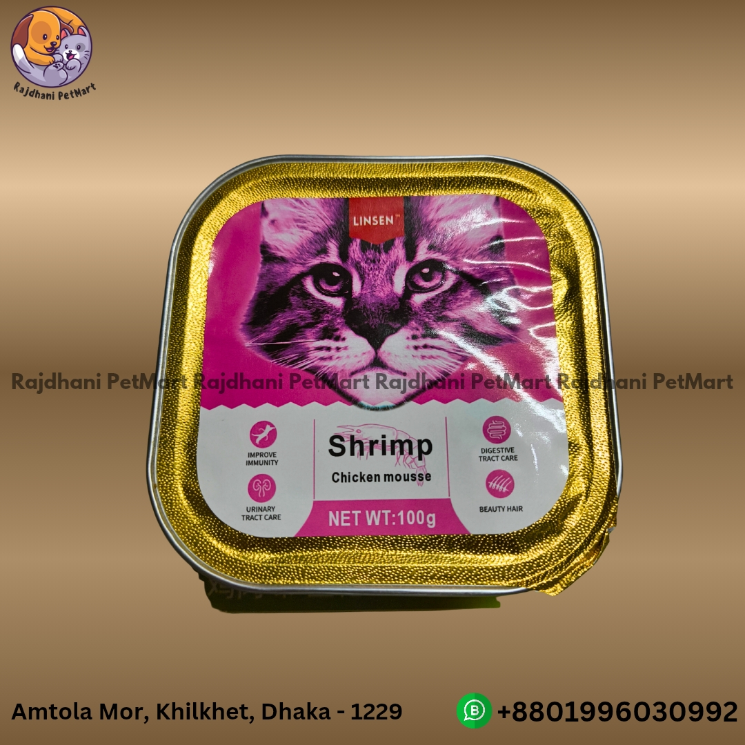 Linsen Cat Wet Food Shrimp For All Age 100g