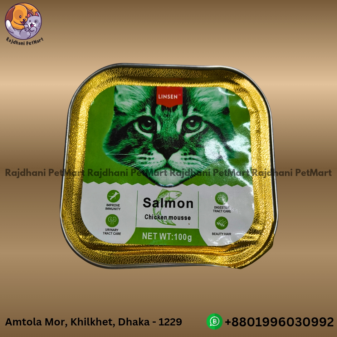 Linsen Cat Wet Food Salmon For All Age 100g