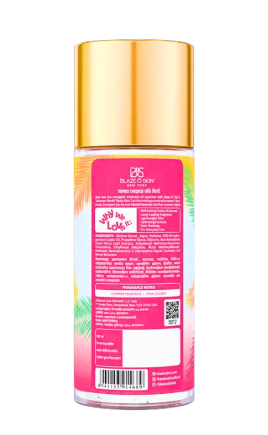 BOS Summer Soiree Body Mist 150 ml - Image 4