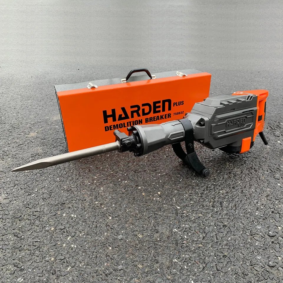 HARDEN 1400W Demolition Breaker, 0-1800r/min, 45J, HEX-GAN; 750832