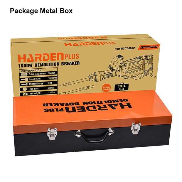 HARDEN 1400W Demolition Breaker, 0-1800r/min, 45J, HEX-GAN; 750832_img_2