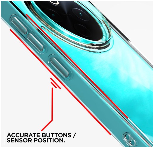 Vivo T4 5G / iQoo Z10 5G PC + TPU Clear Transparent Raised Edges Shockproof Protective Phone Bumper Case(Transparent)_img_1