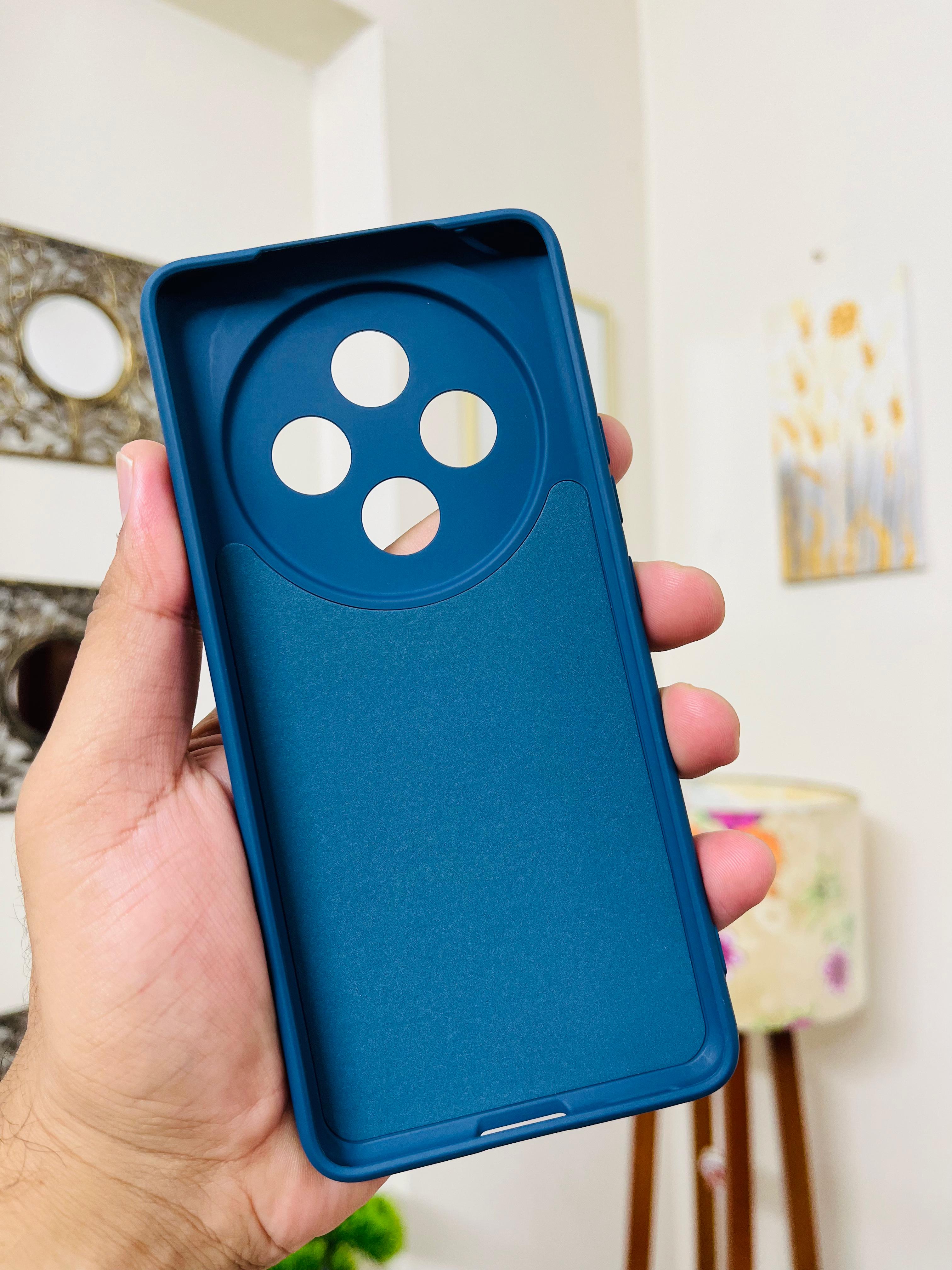 Liquid Silicon Back Cover Case for iQOO Z10 5G / Vivo T4 5G | Shockproof Military Grade Protection | Micro-Fibre Cloth On Inner Side | Built-in Anti-Slip Grip for Back Cover (TPU, Black)_img_1