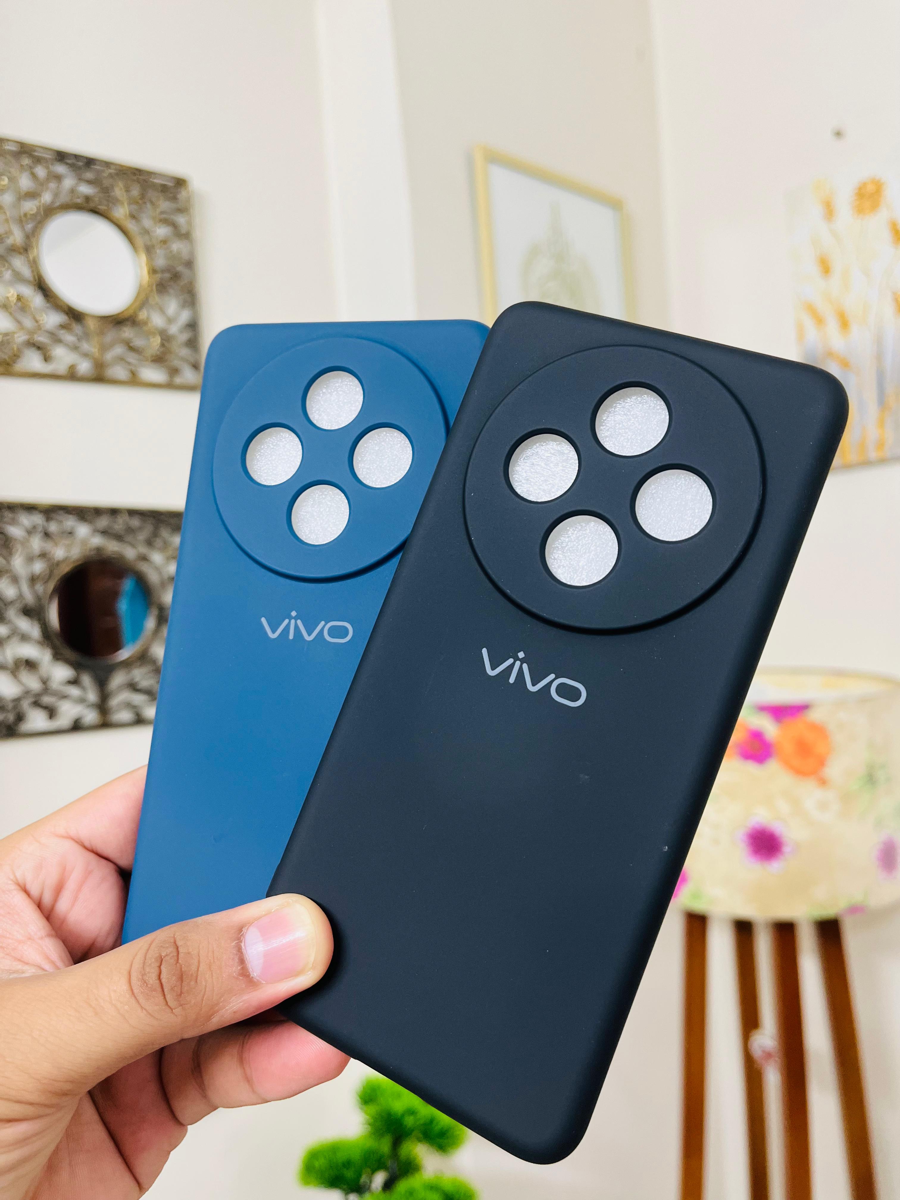 Liquid Silicon Back Cover Case for iQOO Z10 5G / Vivo T4 5G | Shockproof Military Grade Protection | Micro-Fibre Cloth On Inner Side | Built-in Anti-Slip Grip for Back Cover (TPU, Black)_img_4