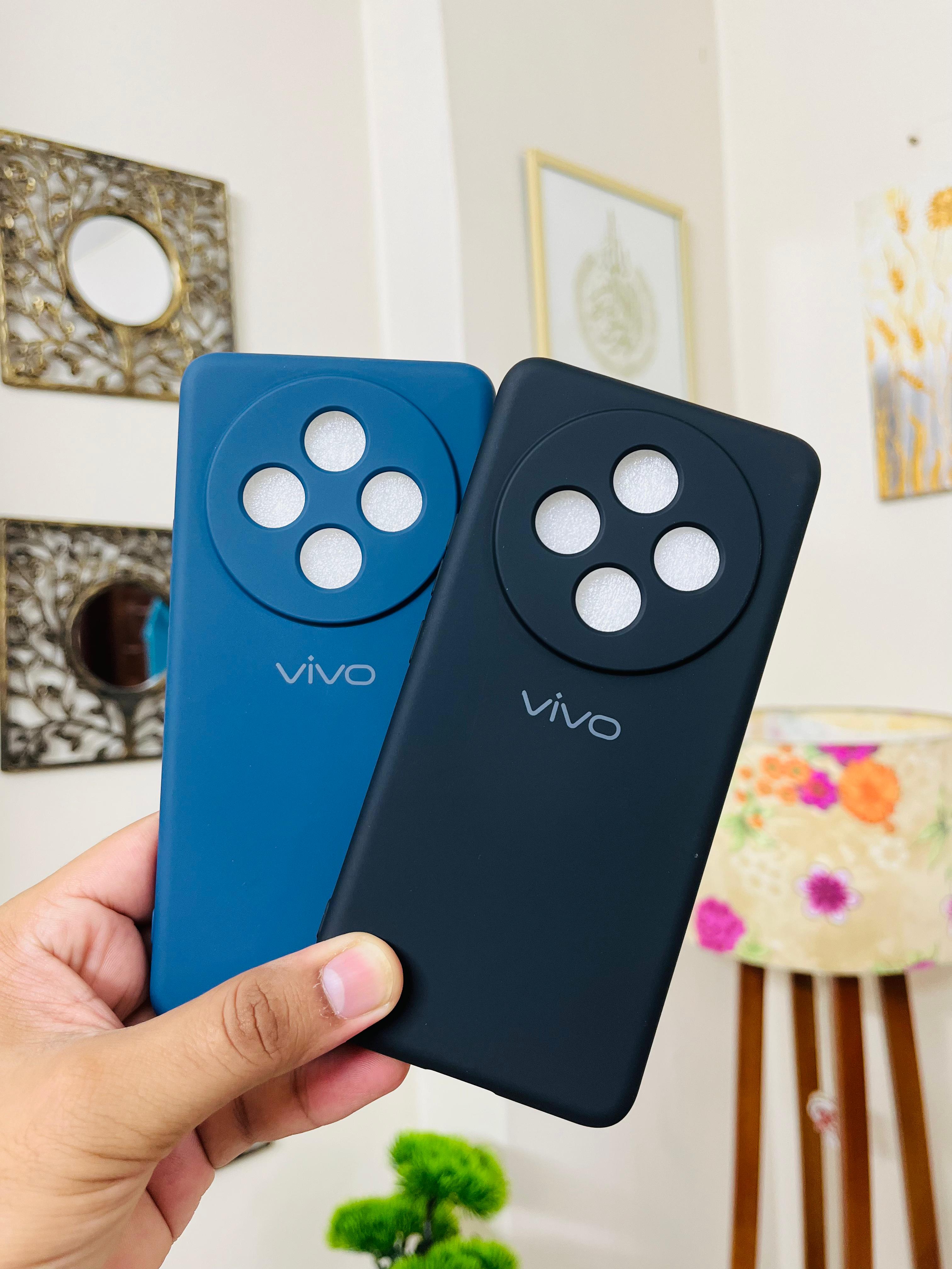 Liquid Silicon Back Cover Case for iQOO Z10 5G / Vivo T4 5G | Shockproof Military Grade Protection | Micro-Fibre Cloth On Inner Side | Built-in Anti-Slip Grip for Back Cover (TPU, Black)_img_3