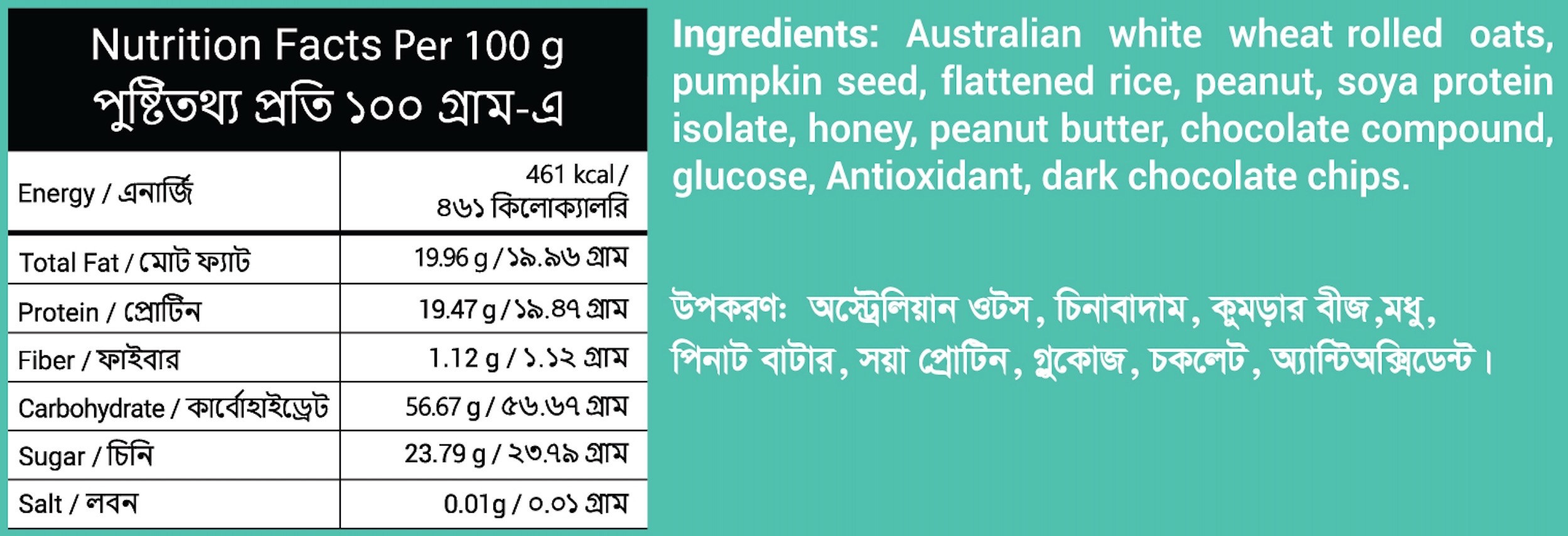 SNACR Chocolate Granola Bar 4pack_img_3