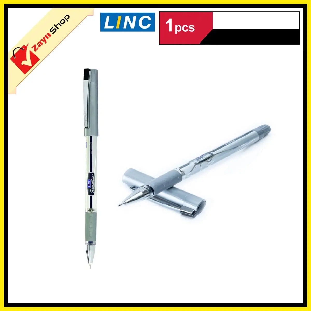 LINC Executive Gel Pen Black Waterproof Gel Ink 0.55 mm 1 pcs_img_0