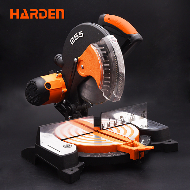 HARDEN Electric Mitre Saw, 255mm, 1350W Power Aluminum Cutting Portable Electric, Mitre Saw 753522_img_6