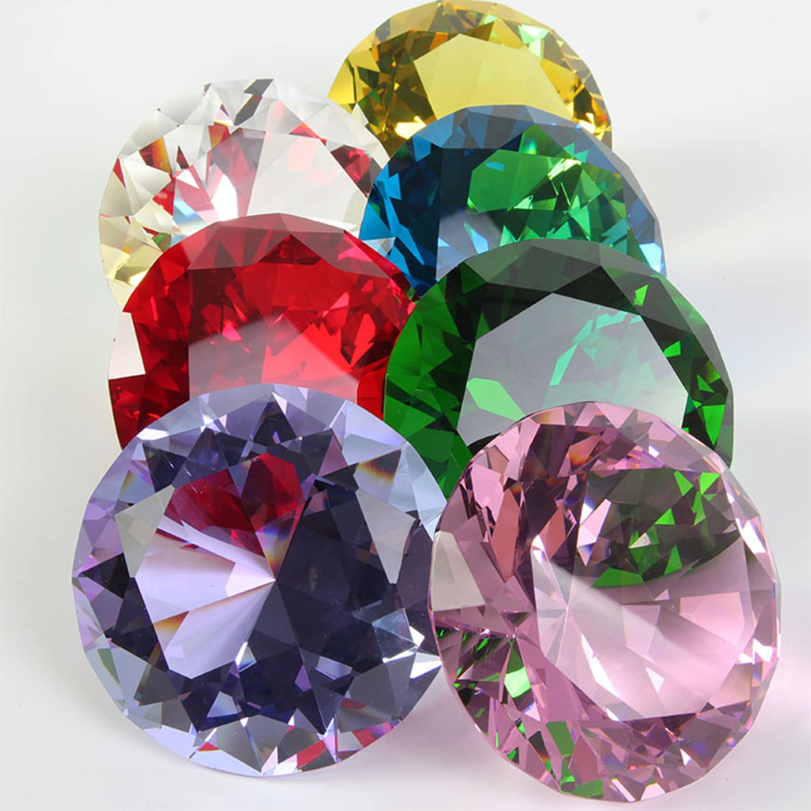 Paper weight Crystal Diamond shape Big size 1 pcs Random color_img_0