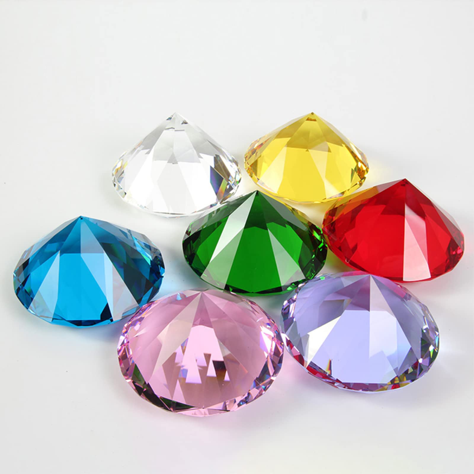 Paper weight Crystal Diamond shape Big size 1 pcs Random color_img_1