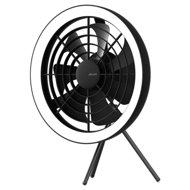 JISULIFE FA17 Outdoor LED Ceiling Fan with Long Tripod Stand_img_2