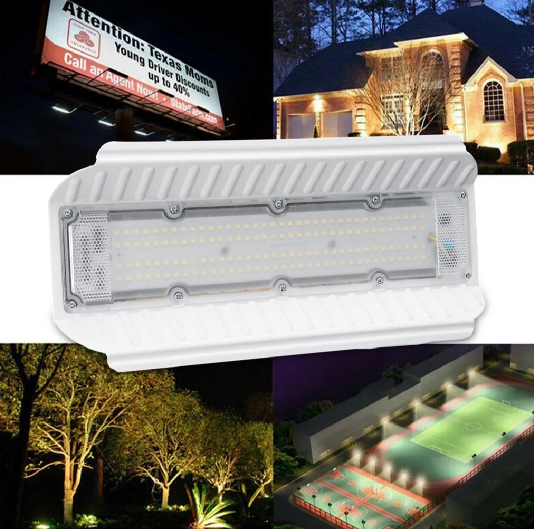 100W LED Flood Light | 144 LED Lodine Tungsten Warm Golden Light | Waterproof Outdoor Light (AC 220–240V)_img_1