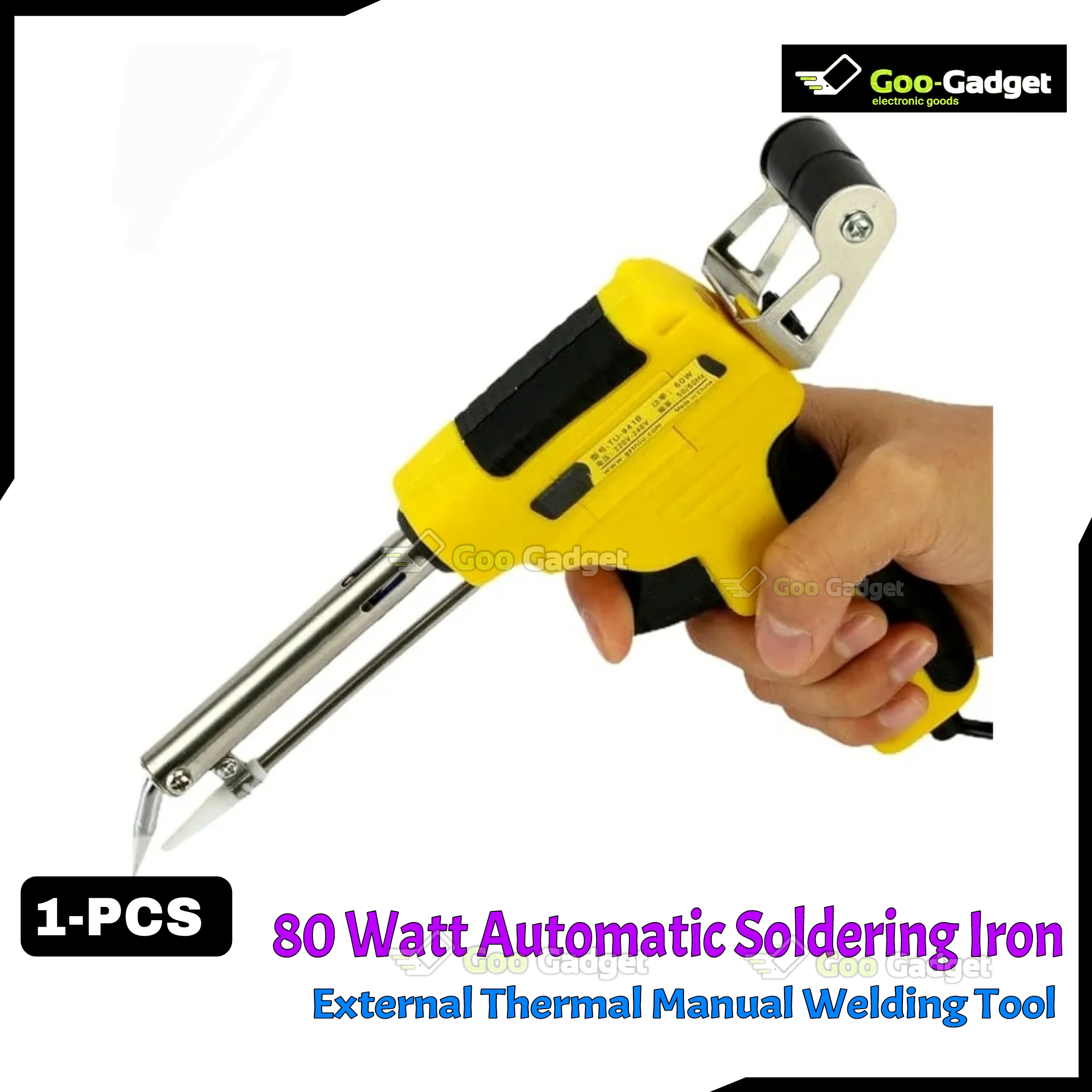 80W Automatic Feed Soldering Iron Gun – External Thermal Manual Welding Tool
