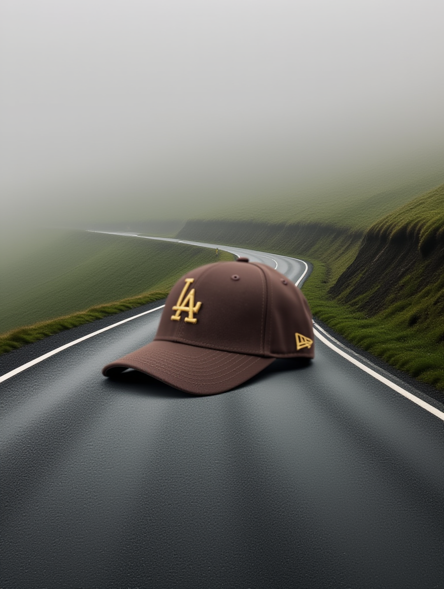 LA Adjustable Cotton Cap – Cocoa Night Brown with Metal Back Strap