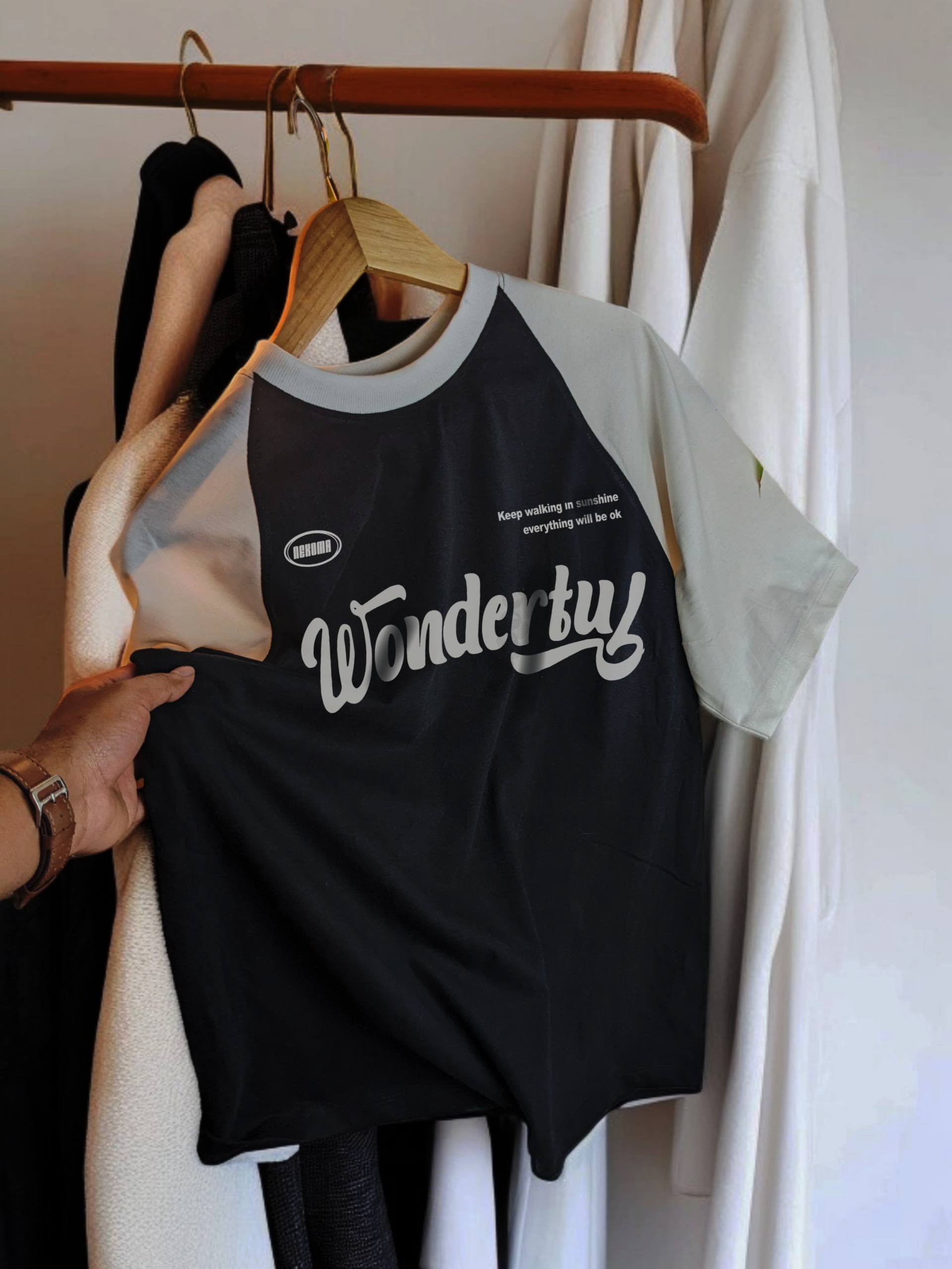 Raglan Pwon oversized T-shirt 200 GSM