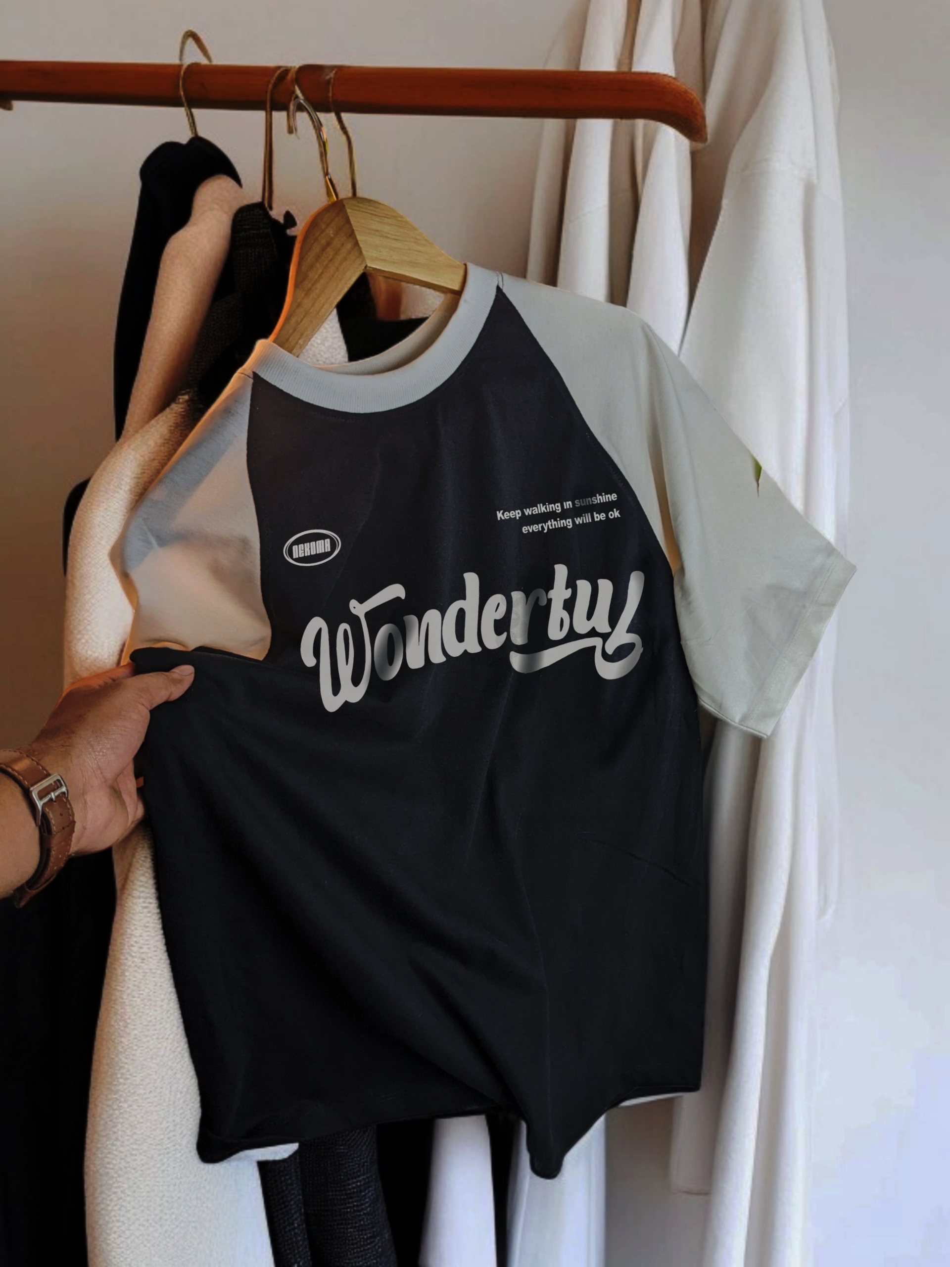 Raglan Pwon oversized T-shirt 200 GSM_img_2