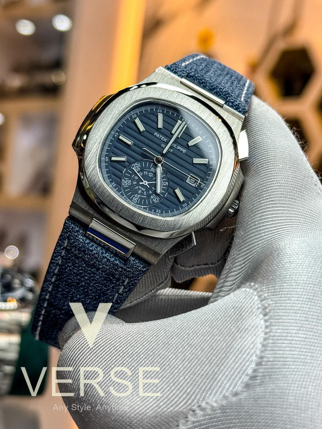 Patek Nautilus jeans addition auto euro