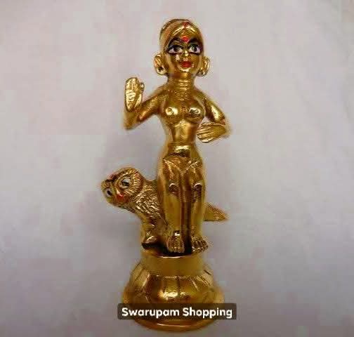 পিতলের লক্ষী দেবী ৫ ইঞ্চি - Image 1