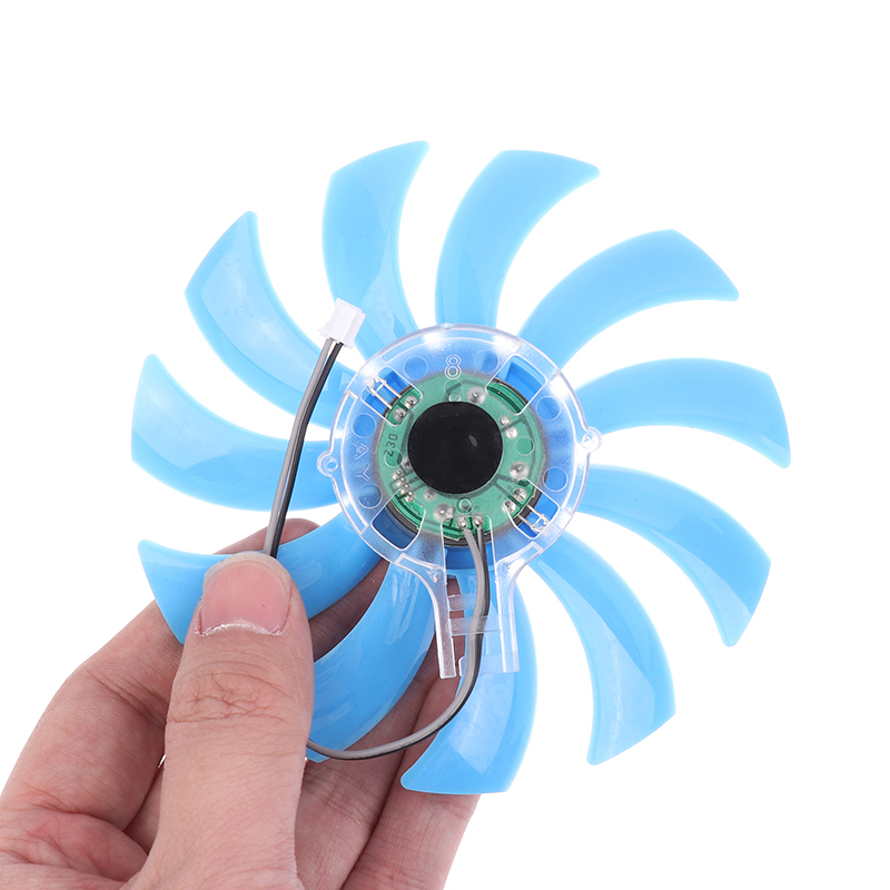 DC 12V 0.5A 6W Brushless Cooling Fan – Blue Plastic Fan | 11.1cm Diameter_img_2