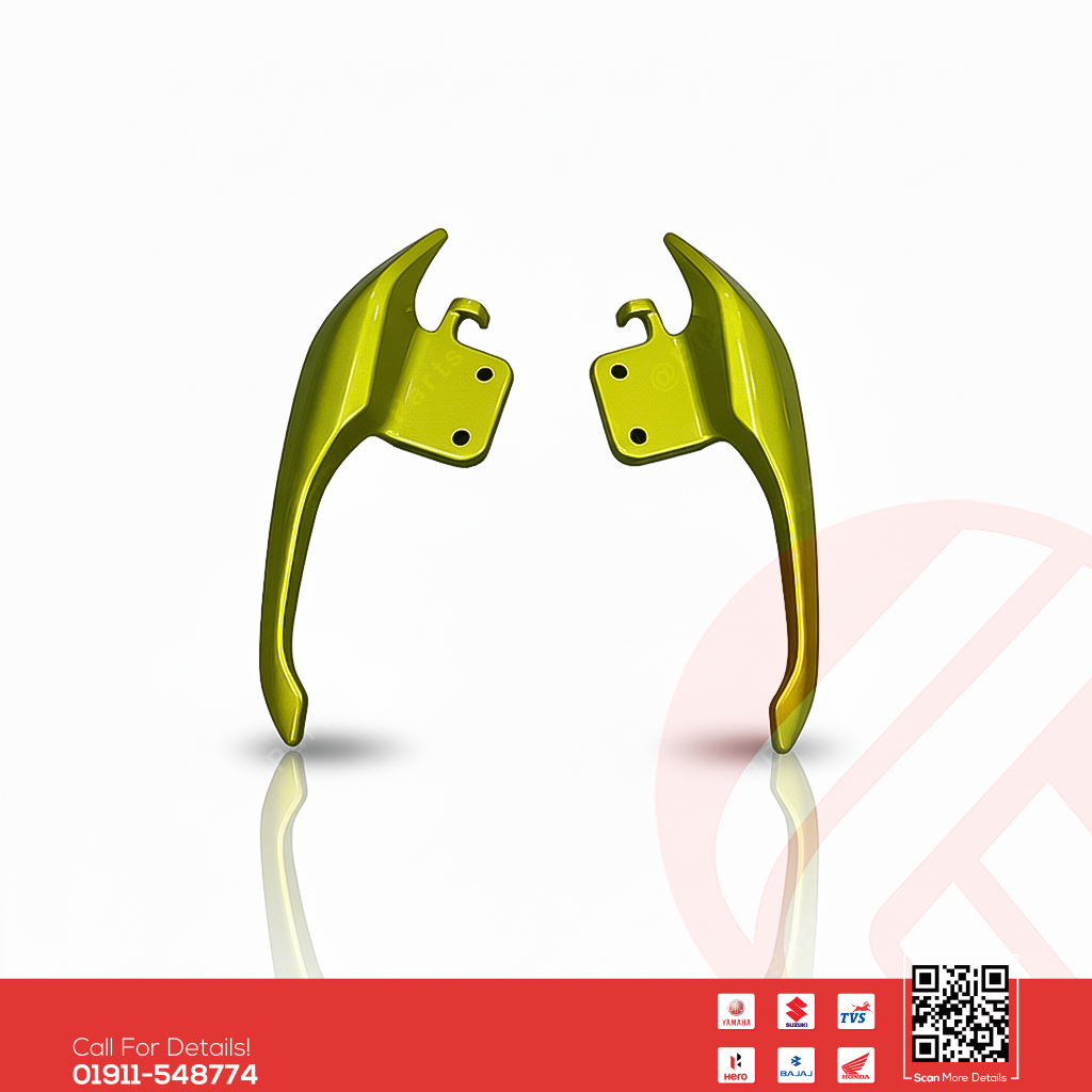 Pillion Handle (Seat Handle Green) for Suzuki Gixxer & Gixxer SF (New Model-Green Color) bike._img_0
