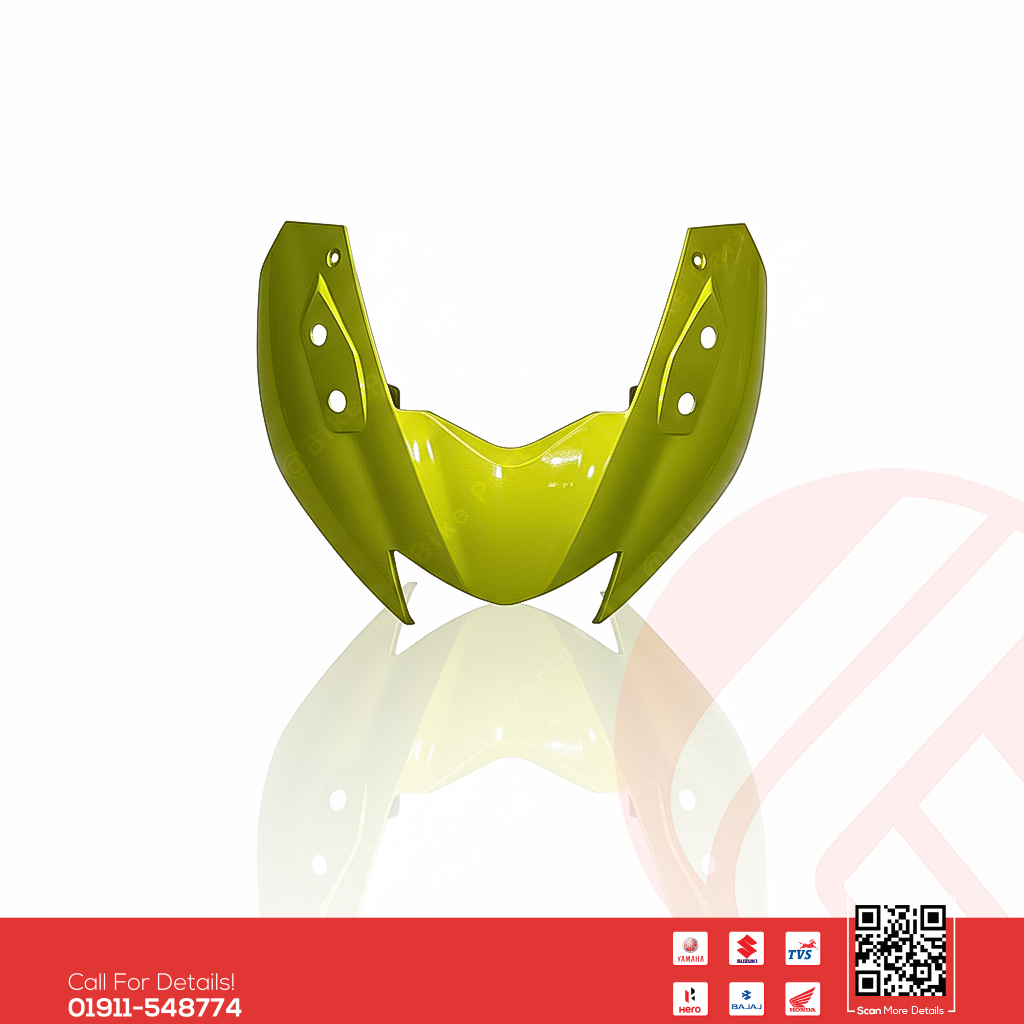 Metershed-Faring (Green) for Suzuki Gixxer SF (New Model-Black Color) bike.