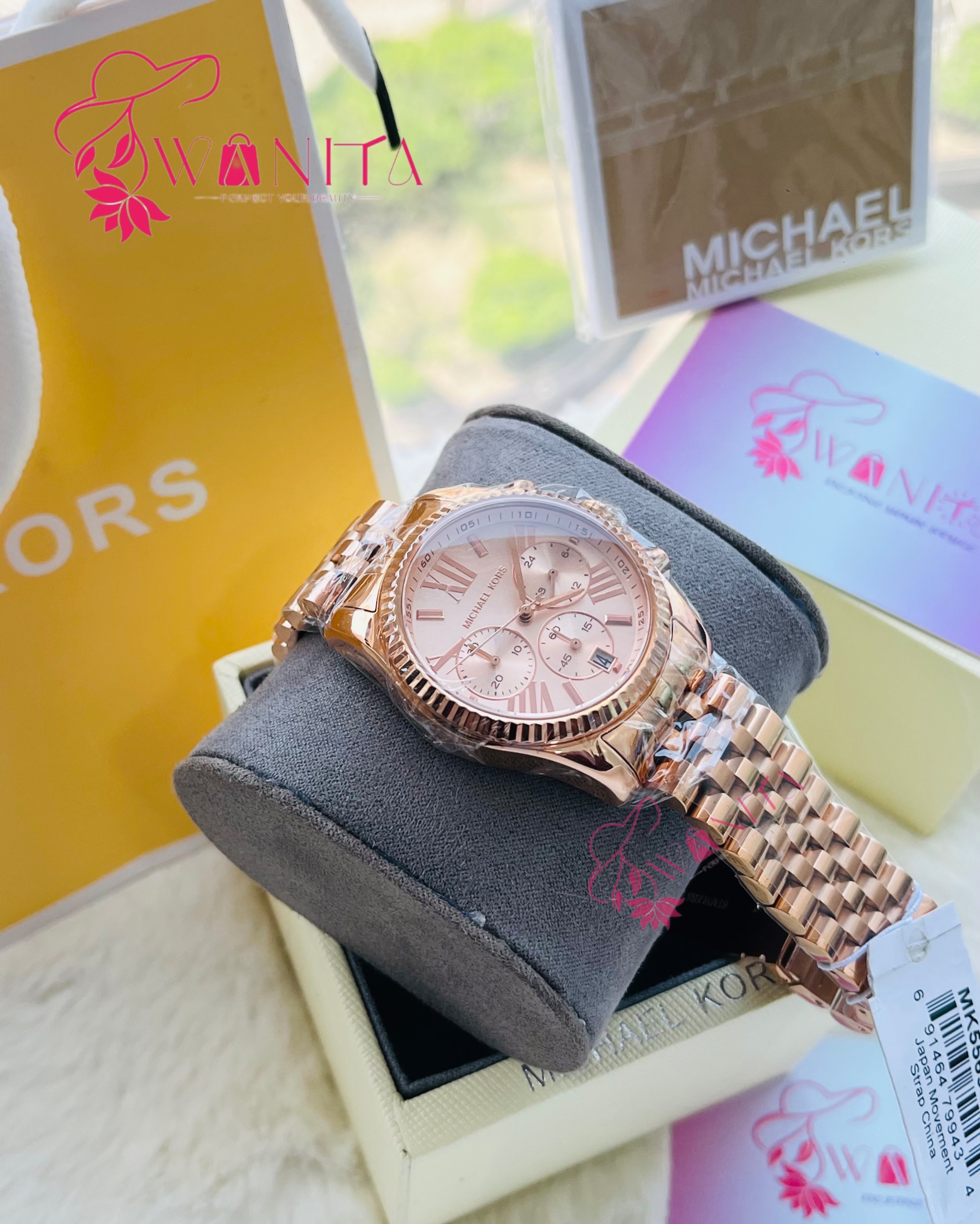 Original Ladies Rose Gold Dial Watch