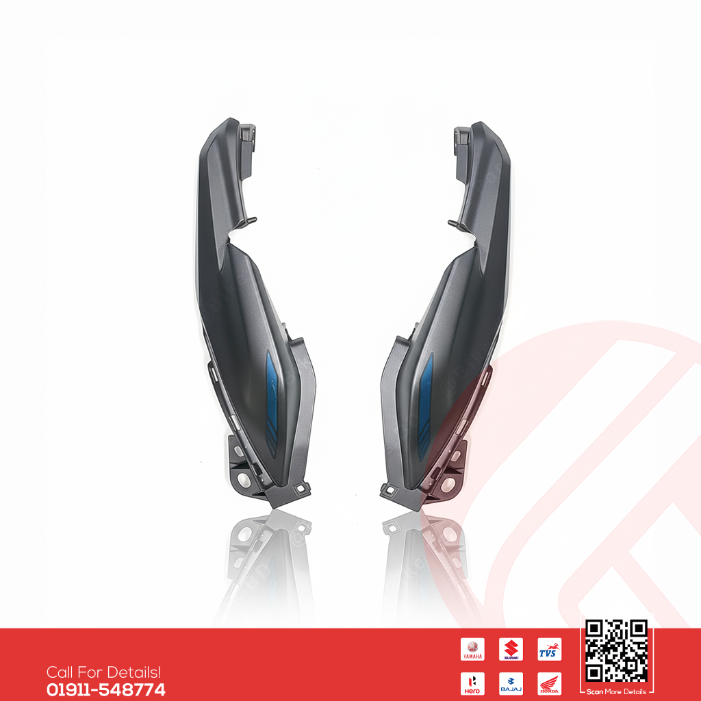 Back panel for Yamaha FZS V3 (Mat Grey) bike._img_0