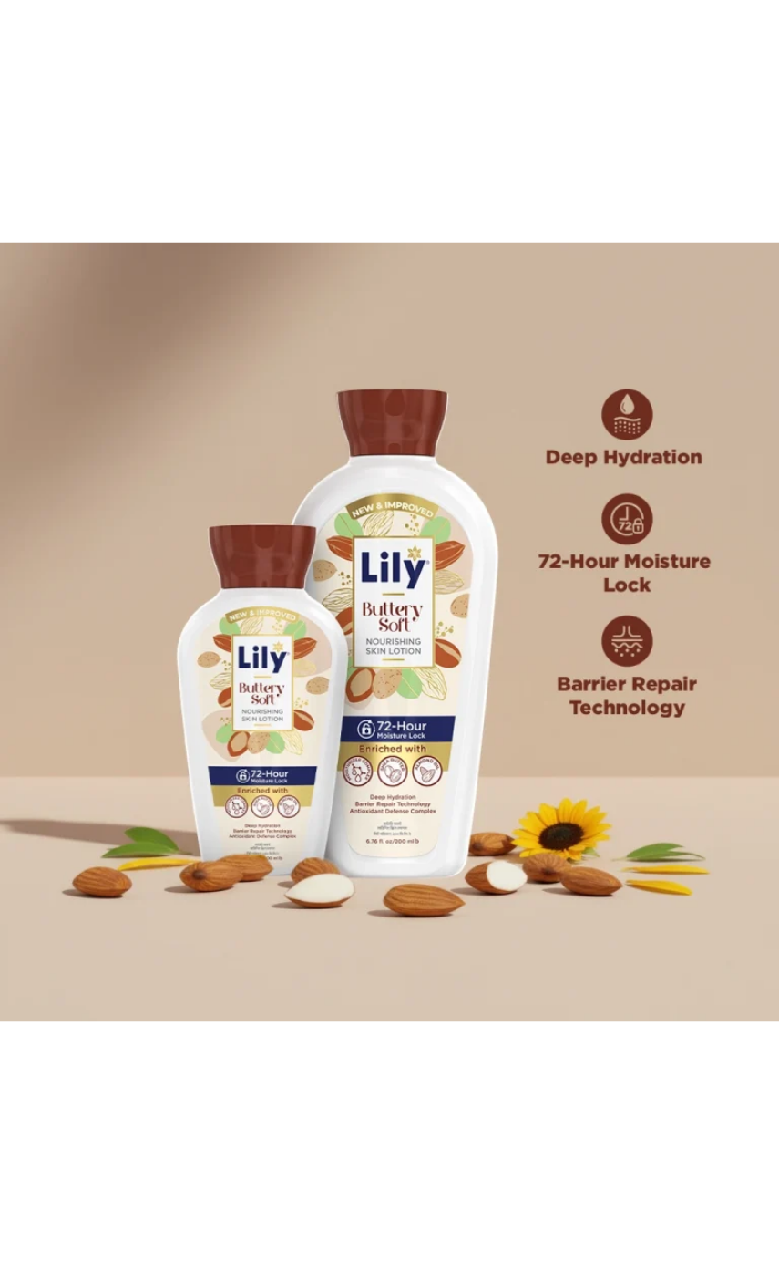 Lily Buttery Soft Nourishing Skin Lotion 200ml - Image 2
