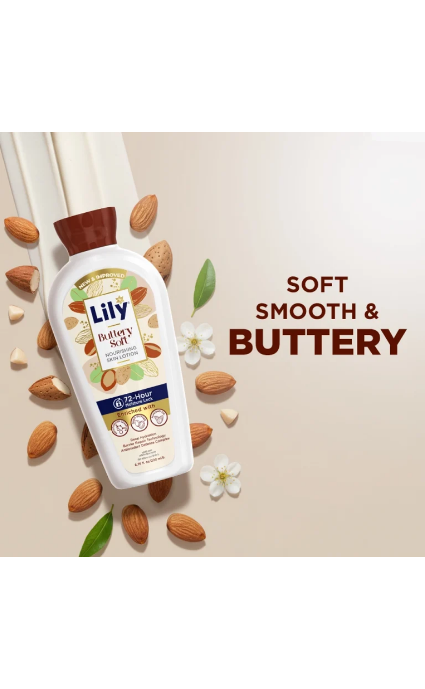 Lily Buttery Soft Nourishing Skin Lotion 200ml - Image 3