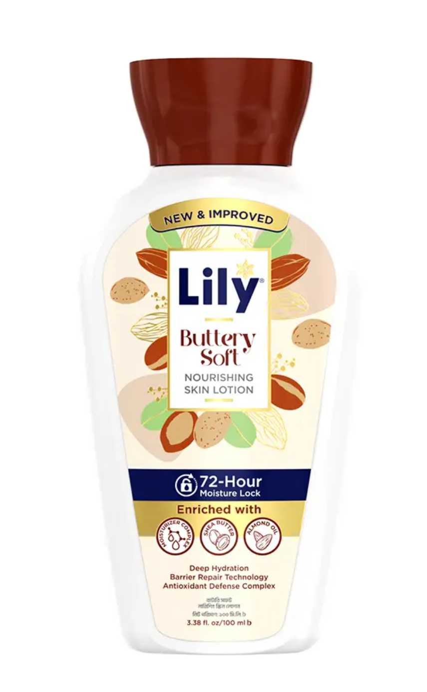 Lily Buttery Soft Nourishing Skin Lotion 100ml - Image 1