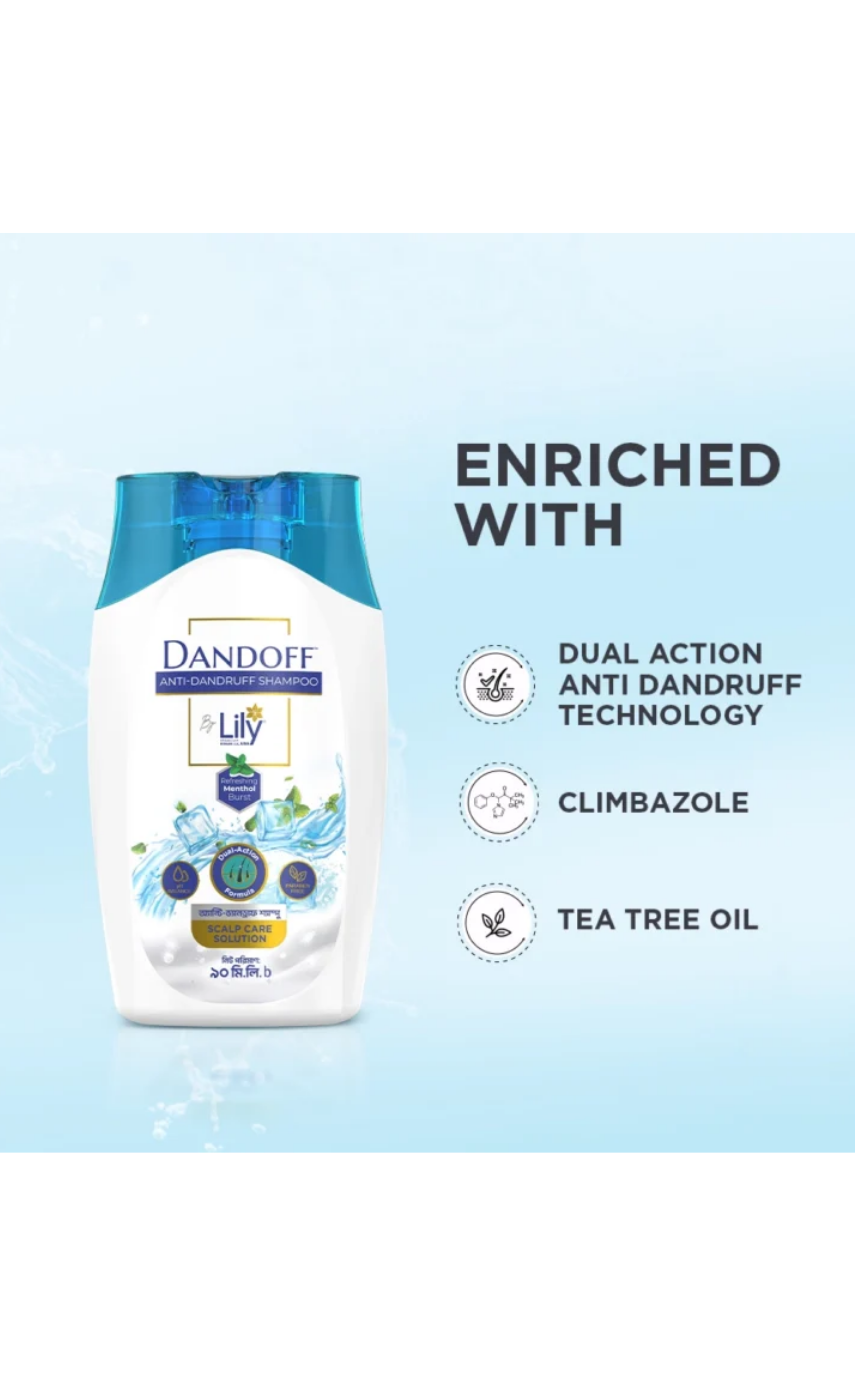 Lily Dandoff- Anti Dandruff Shampoo 180ml - Image 2