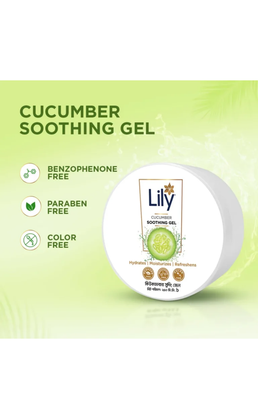 Lily Cucumber Soothing Gel 250ml - Image 2
