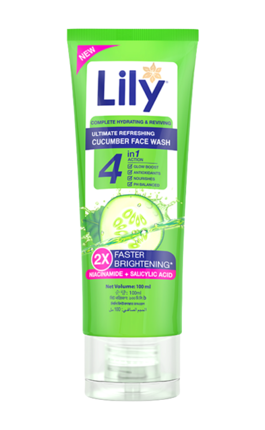 Lily Cucumber Facewash 100ml - Image 1