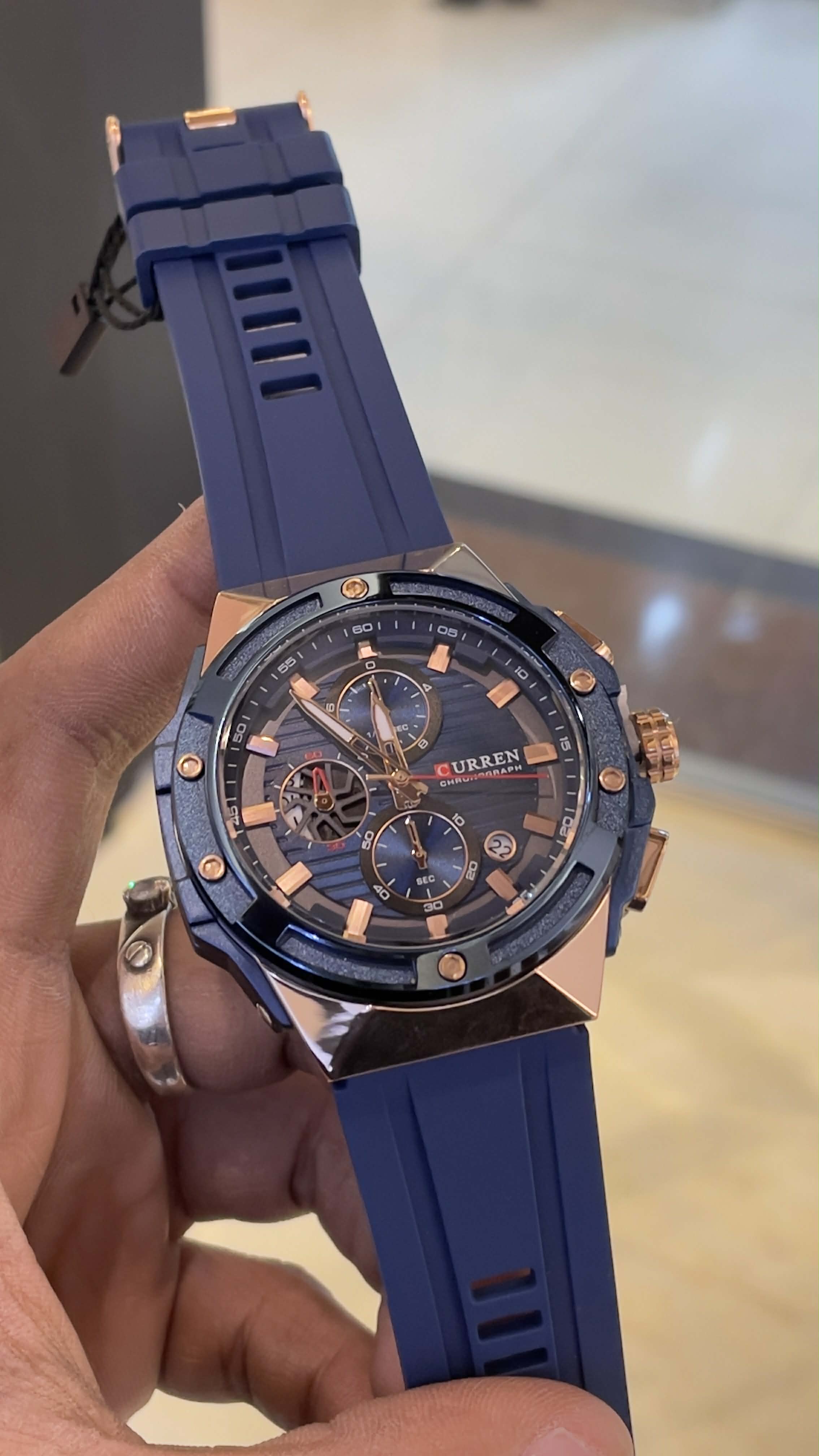 CURREN 8462 BLUE MEN WATCH