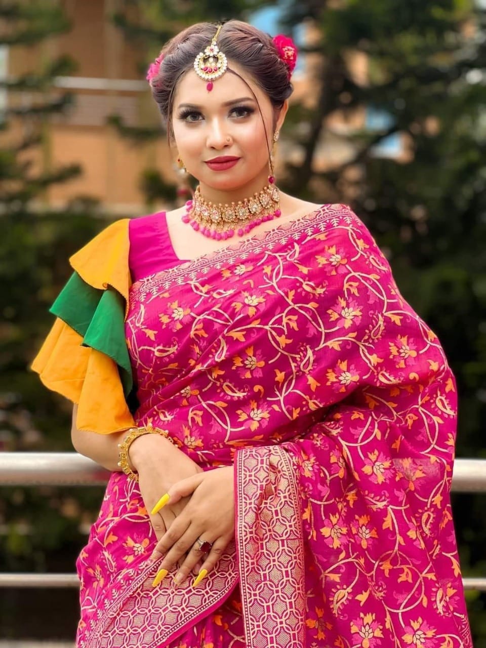 Half Silk Handprited Saree_img_0