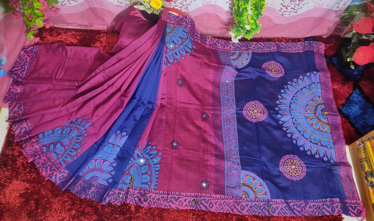 Embroidered Dhupian Silk Saree_img_0