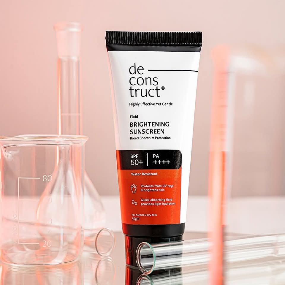 De Cons Truct Fluid Brightening Sunscreen(50gm)