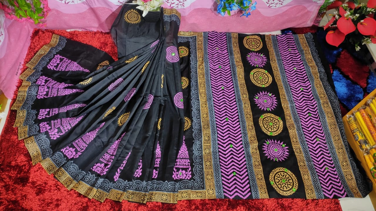 Embroidered Dhupian Silk Saree_img_0
