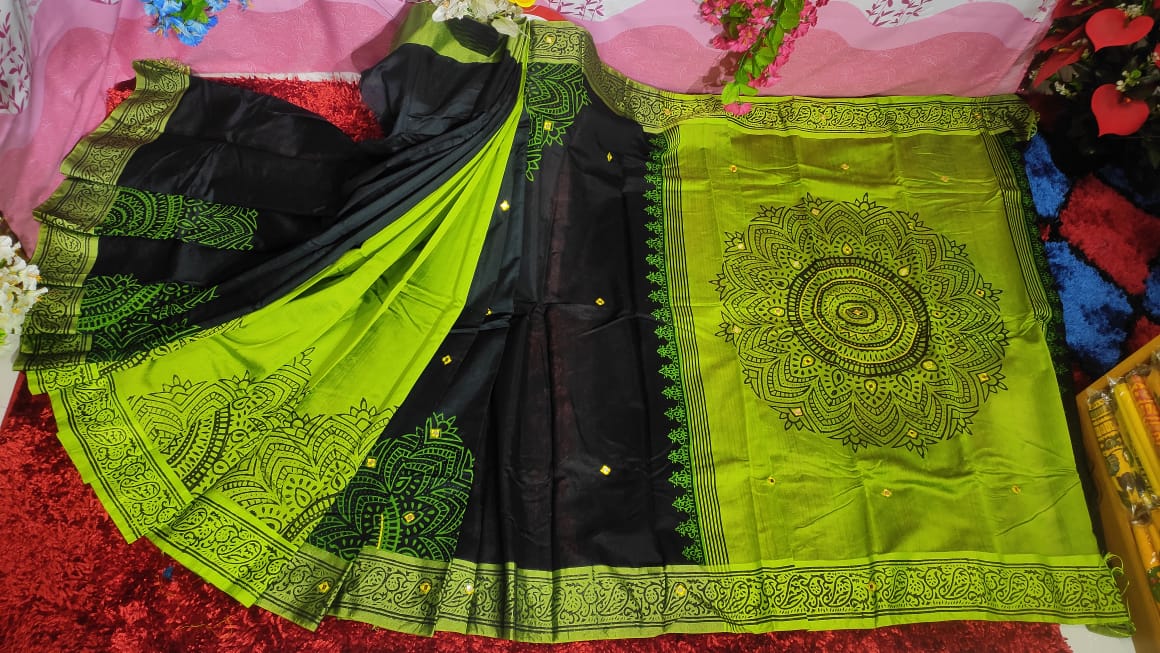Embroidered Dhupian Silk Saree_img_0