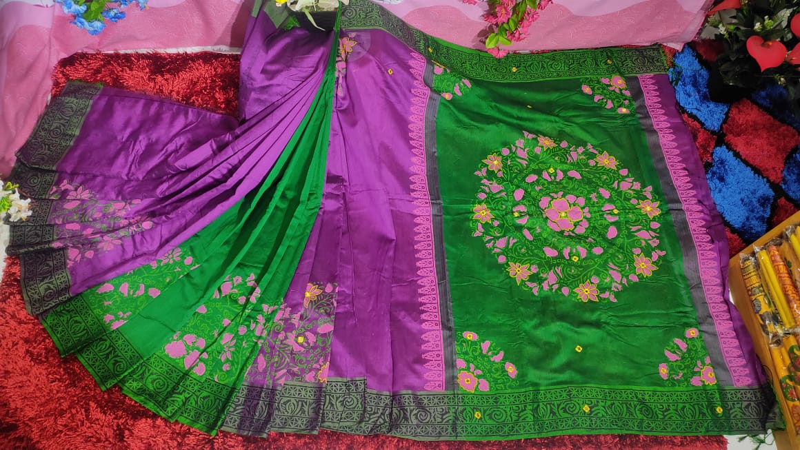 Embroidered Dhupian Silk Saree_img_0