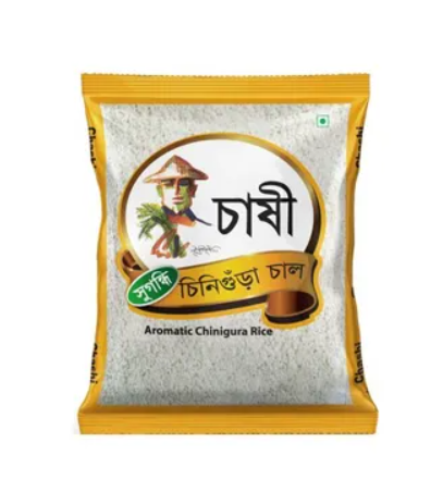 চাষী চিনিগুঁড়া চাল। Chashi Aromatic Chinigura Rice - Image 1