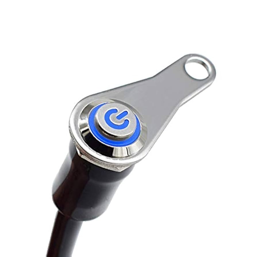 LED Motorcycle Switch ON-Off Headlight Fog Light Handlebar_img_2