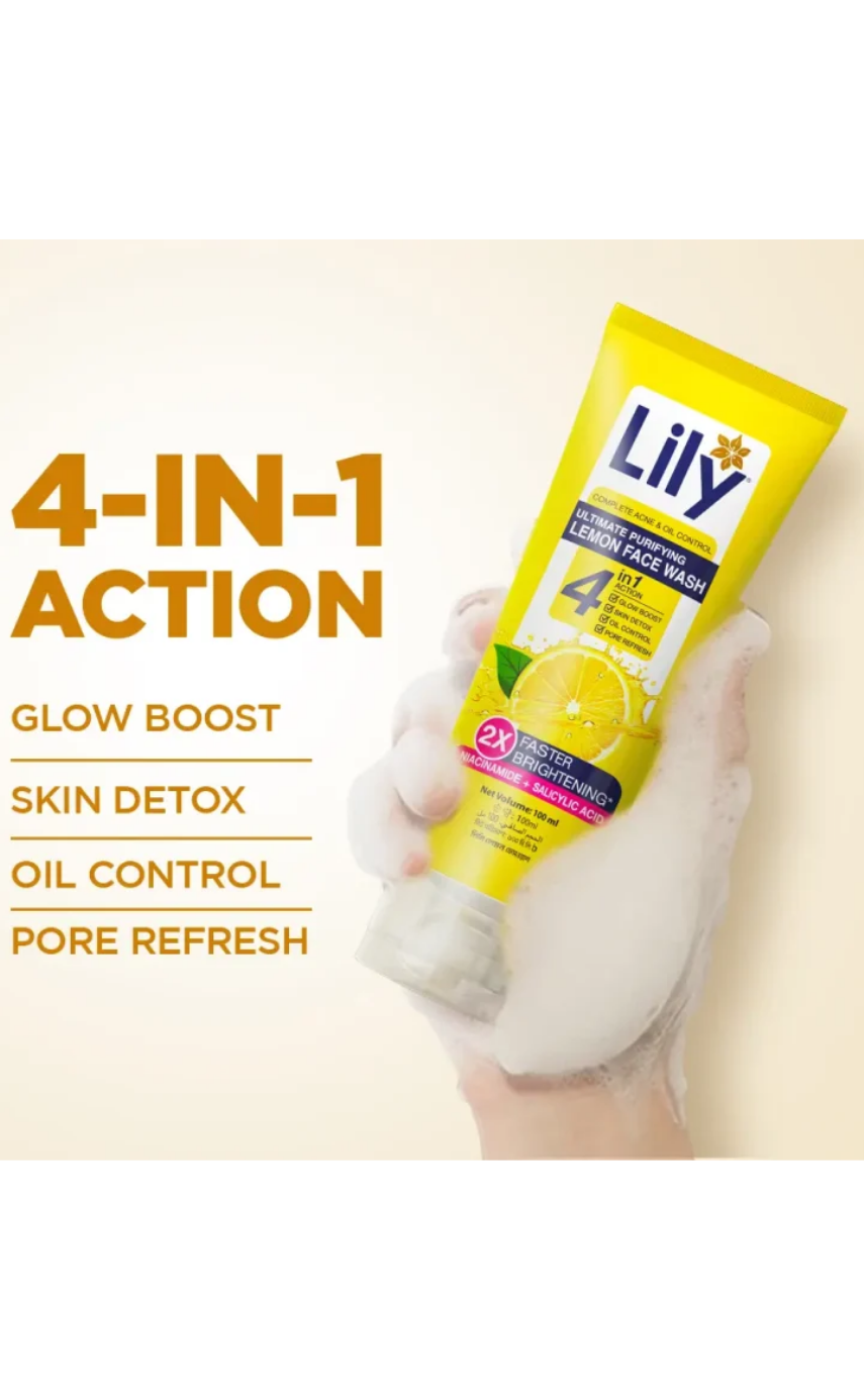 Lemon Facewash 100ml - Image 3