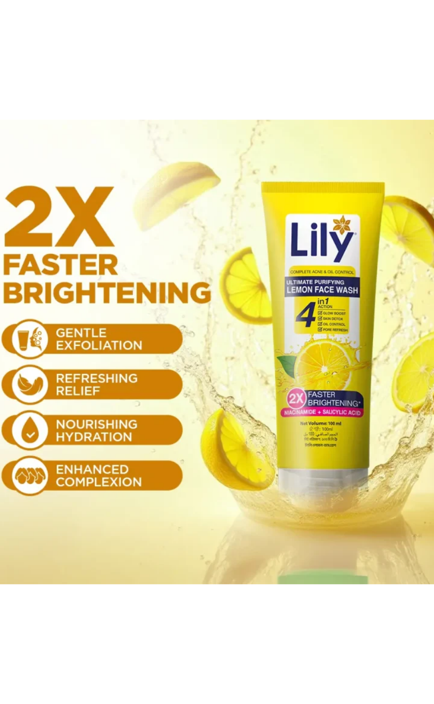 Lemon Facewash 100ml - Image 4